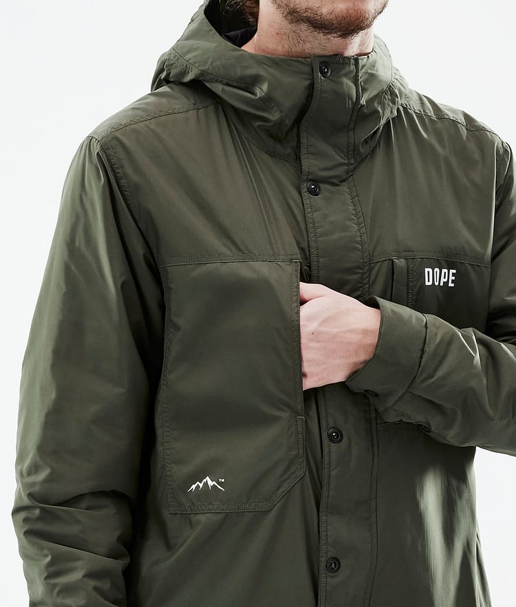 Dope Insulated Välikerrostakki Ulkoilu Miehet Olive Green, Image 11 of 12