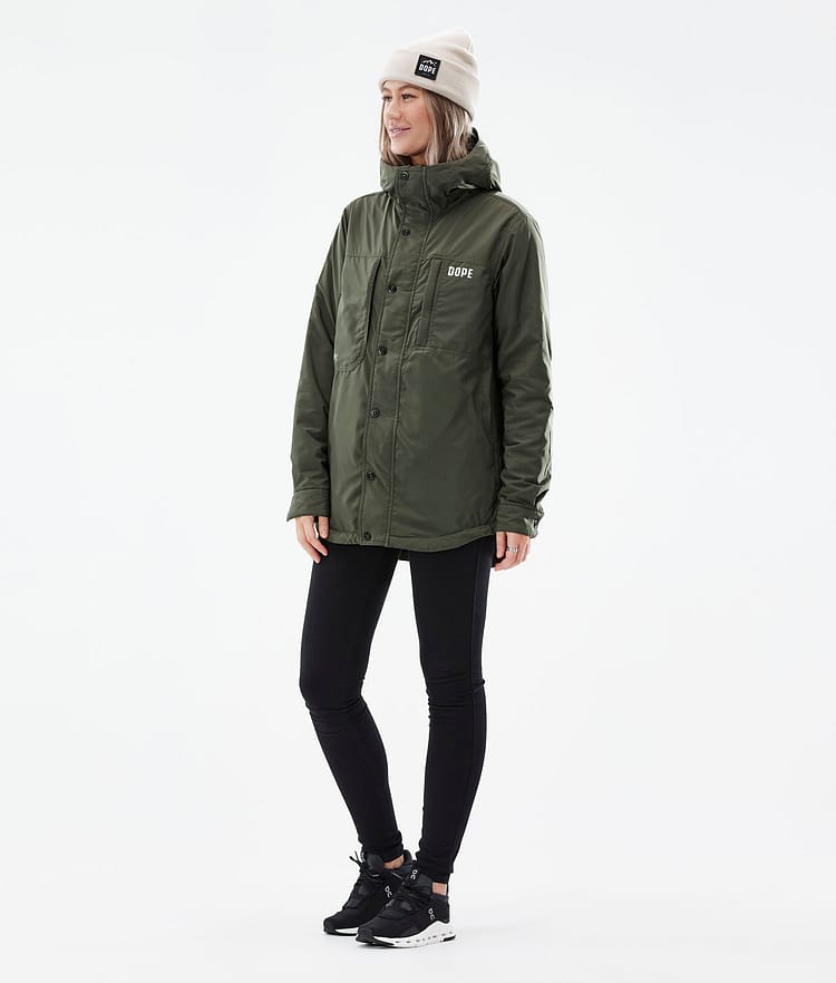 Dope Insulated W Välikerrostakki Ulkoilu Naiset Olive Green, Image 3 of 10