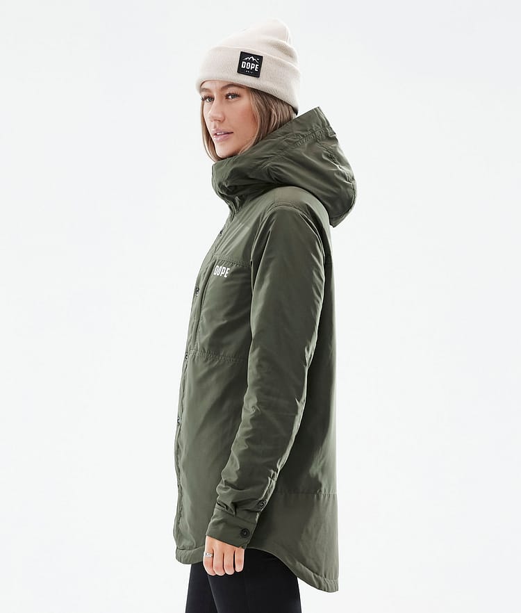 Dope Insulated W Välikerrostakki Ulkoilu Naiset Olive Green, Image 5 of 10