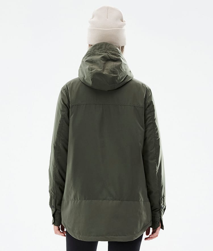 Dope Insulated W Välikerrostakki Ulkoilu Naiset Olive Green, Image 6 of 10