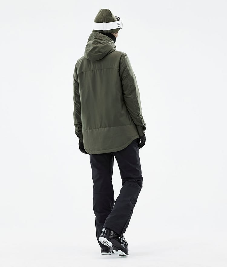Dope Insulated W Välikerrostakki Laskettelu Naiset Olive Green, Image 6 of 12