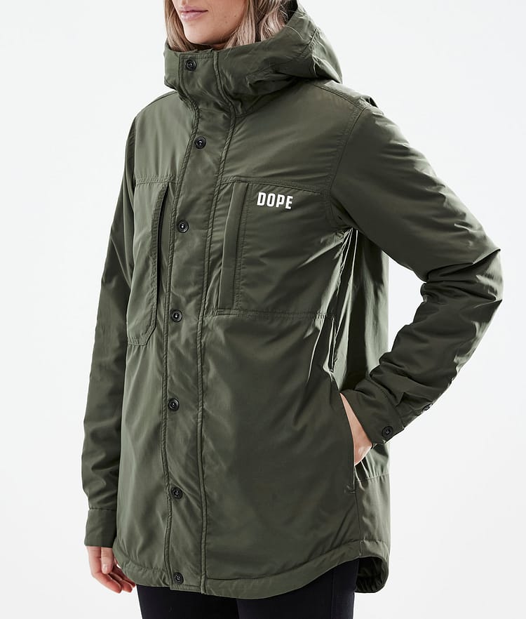 Dope Insulated W Välikerrostakki Ulkoilu Naiset Olive Green, Image 7 of 10