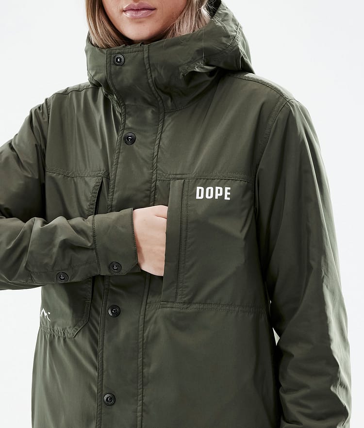 Dope Insulated W Välikerrostakki Ulkoilu Naiset Olive Green, Image 8 of 10
