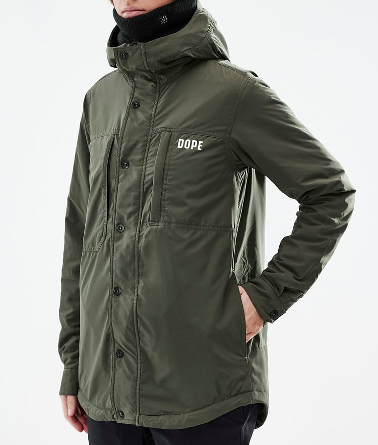 Dope Insulated W Välikerrostakki Laskettelu Naiset Olive Green, Image 9 of 12