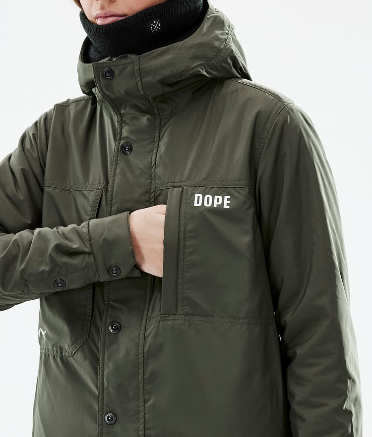 Dope Insulated W Välikerrostakki Laskettelu Naiset Olive Green, Image 10 of 12