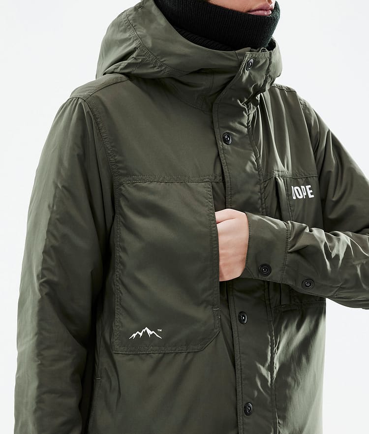 Dope Insulated W Välikerrostakki Naiset Olive Green, Image 11 of 12
