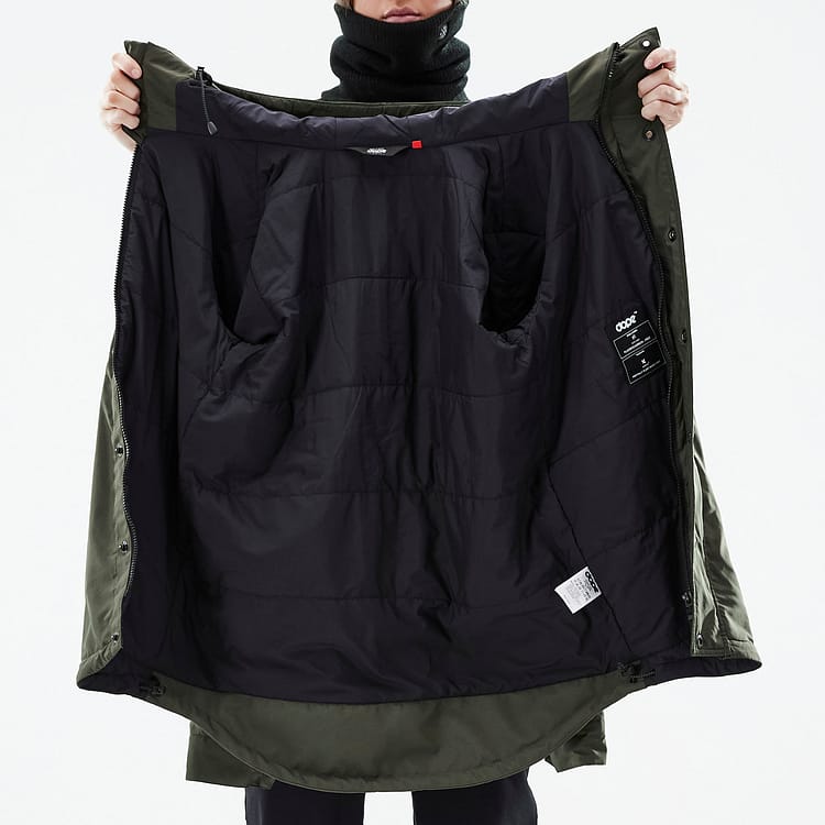 Dope Insulated W Välikerrostakki Naiset Olive Green, Image 12 of 12