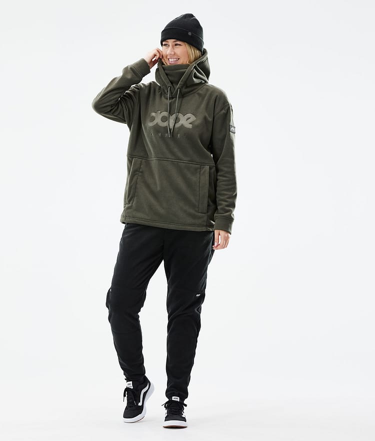 Dope Cozy II W 21 Fleecehuppari Naiset Olive Green, Image 4 of 6
