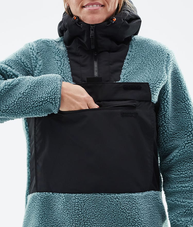 Montec Lima W 21 Fleecehuppari Naiset Atlantic/Black, Image 10 of 10