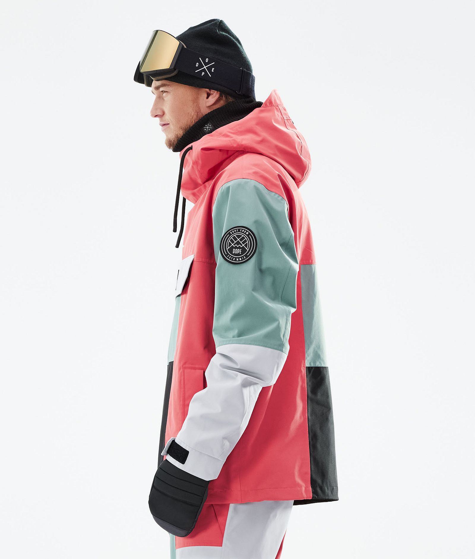 Dope Blizzard LE Laskettelutakki Miehet Limited Edition Patchwork Coral, Kuva 7 / 10