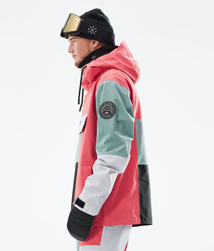 Dope Blizzard LE Laskettelutakki Miehet Limited Edition Patchwork Coral, Kuva 7 / 10