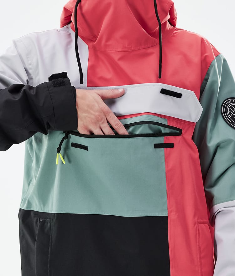 Dope Blizzard LE Laskettelutakki Miehet Limited Edition Patchwork Coral, Kuva 10 / 10
