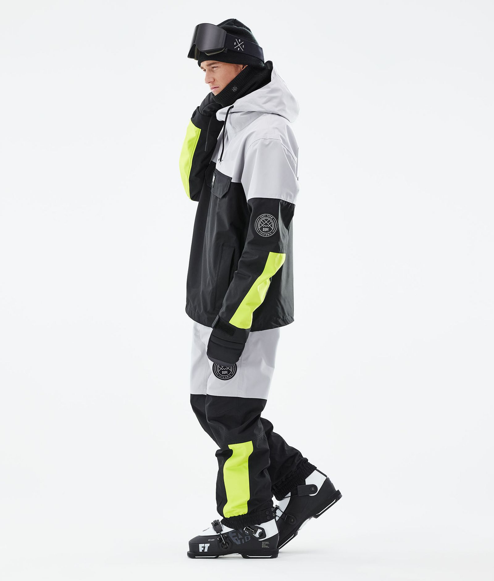 Dope Blizzard LE Laskettelutakki Miehet Limited Edition Multicolor Light Grey, Kuva 4 / 10