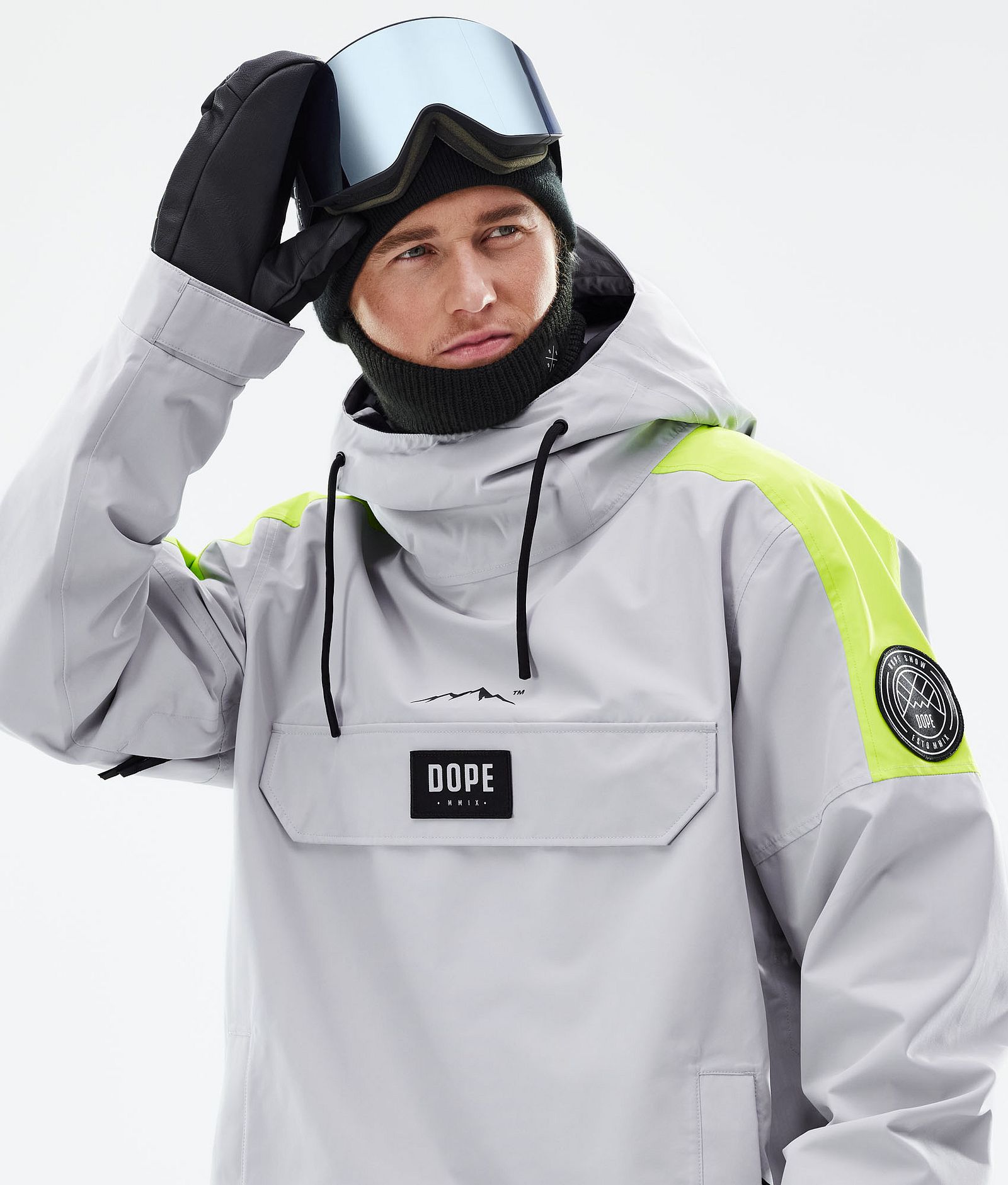 Dope Blizzard LE Laskettelutakki Miehet Limited Edition Stripe Light Grey, Kuva 2 / 10