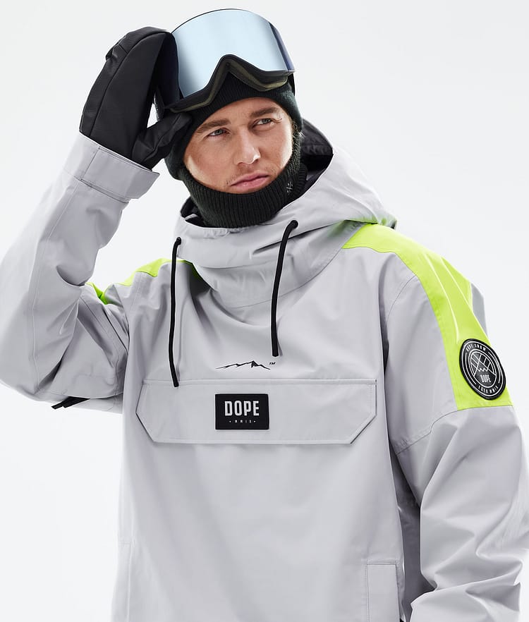 Dope Blizzard LE Laskettelutakki Miehet Limited Edition Stripe Light Grey, Kuva 2 / 10