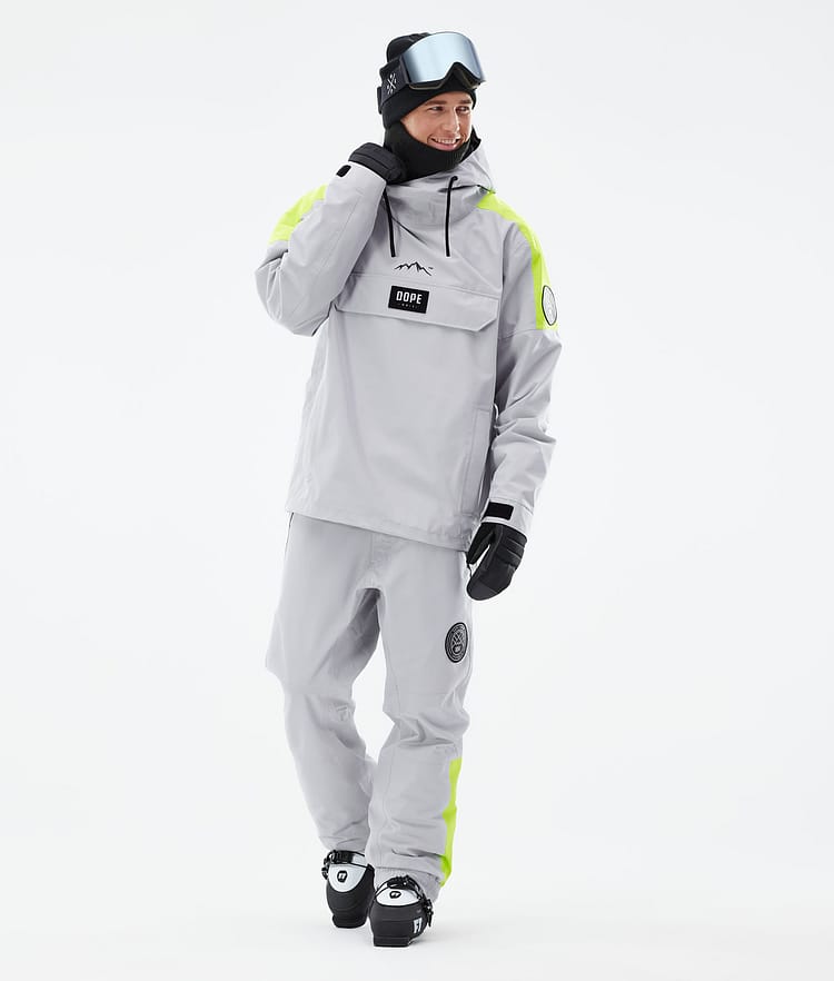 Dope Blizzard LE Laskettelutakki Miehet Limited Edition Stripe Light Grey, Kuva 4 / 10