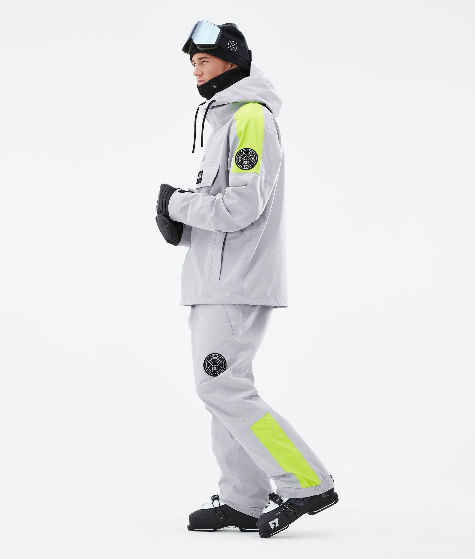 Dope Blizzard LE Laskettelutakki Miehet Limited Edition Stripe Light Grey, Kuva 5 / 10