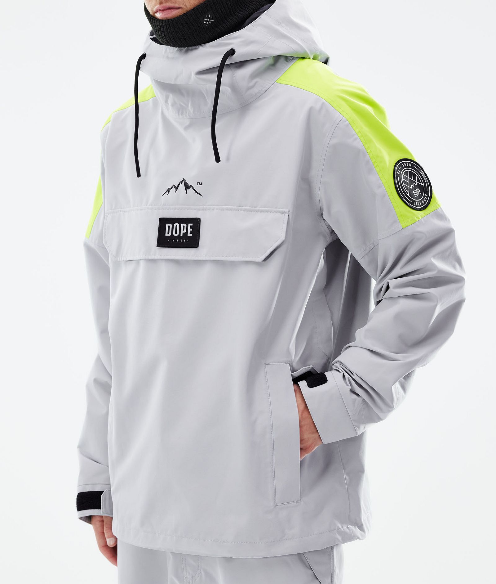 Dope Blizzard LE Laskettelutakki Miehet Limited Edition Stripe Light Grey, Kuva 9 / 10