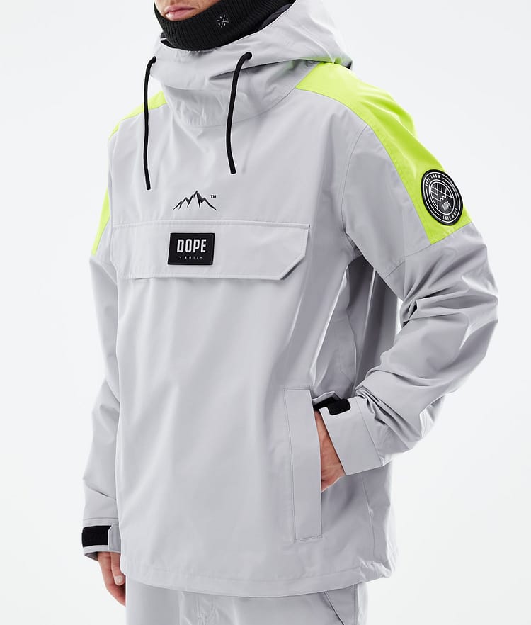 Dope Blizzard LE Laskettelutakki Miehet Limited Edition Stripe Light Grey, Kuva 9 / 10