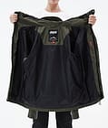 Dope Blizzard Light W Full Zip Ulkoilutakki Naiset Olive Green, Kuva 10 / 10