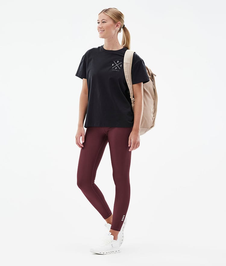 Dope Lofty Leggingsit Naiset Burgundy, Kuva 3 / 7
