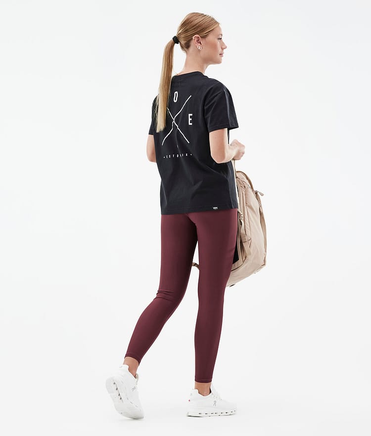 Dope Lofty Leggingsit Naiset Burgundy, Kuva 4 / 7