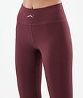 Dope Lofty Leggingsit Naiset Burgundy, Kuva 5 / 7