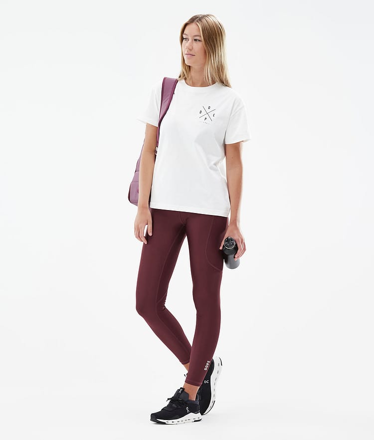 Dope Lofty Tech Leggingsit Naiset Burgundy