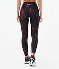 Dope Lofty Tech Leggingsit Naiset Paint Burgundy, Kuva 2 / 8