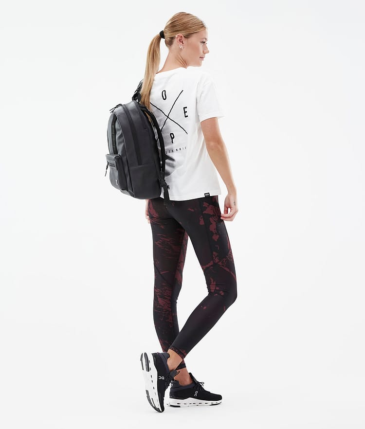 Dope Lofty Tech Leggingsit Naiset Paint Burgundy, Kuva 4 / 8