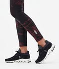 Dope Lofty Tech Leggingsit Naiset Paint Burgundy, Kuva 8 / 8