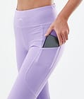 Dope Lofty Tech Leggingsit Naiset Faded Violet, Kuva 5 / 8