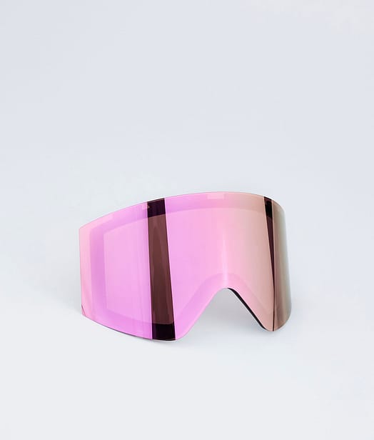 Montec Scope 21 Goggle Lens Linssi Laskettelulaseille Rose Mirror