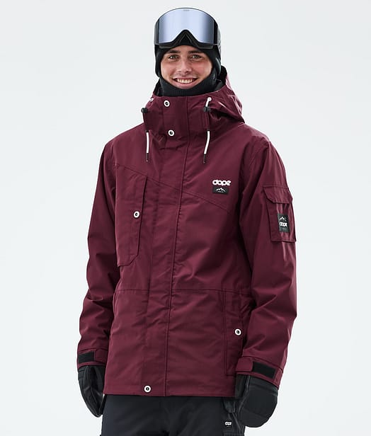 Dope Adept Lumilautailutakki Miehet Burgundy