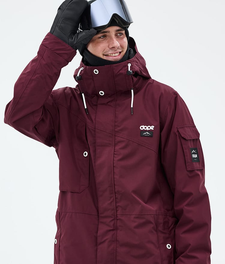 Dope Adept Lumilautailutakki Miehet Burgundy Renewed, Kuva 2 / 10
