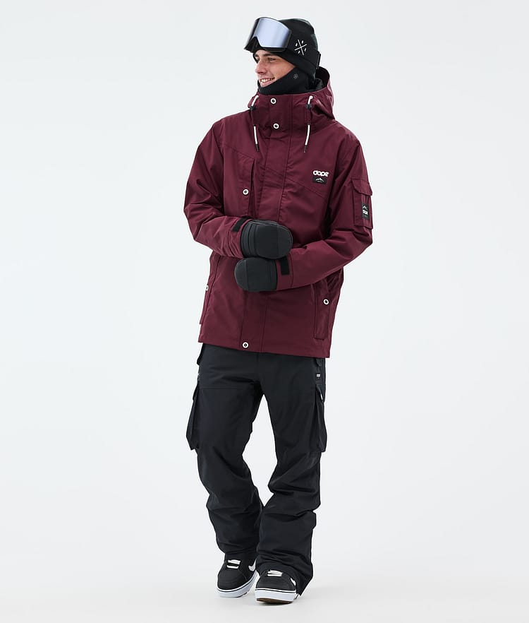 Dope Adept Lumilautailutakki Miehet Burgundy Renewed, Kuva 3 / 10