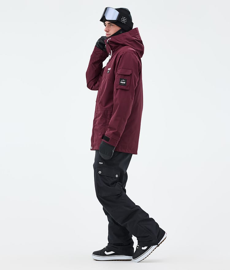 Dope Adept Lumilautailutakki Miehet Burgundy Renewed, Kuva 4 / 10
