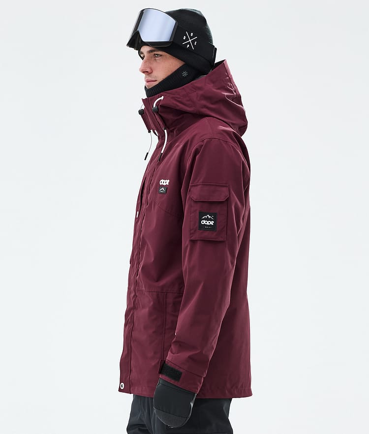 Dope Adept Lumilautailutakki Miehet Burgundy Renewed, Kuva 6 / 10