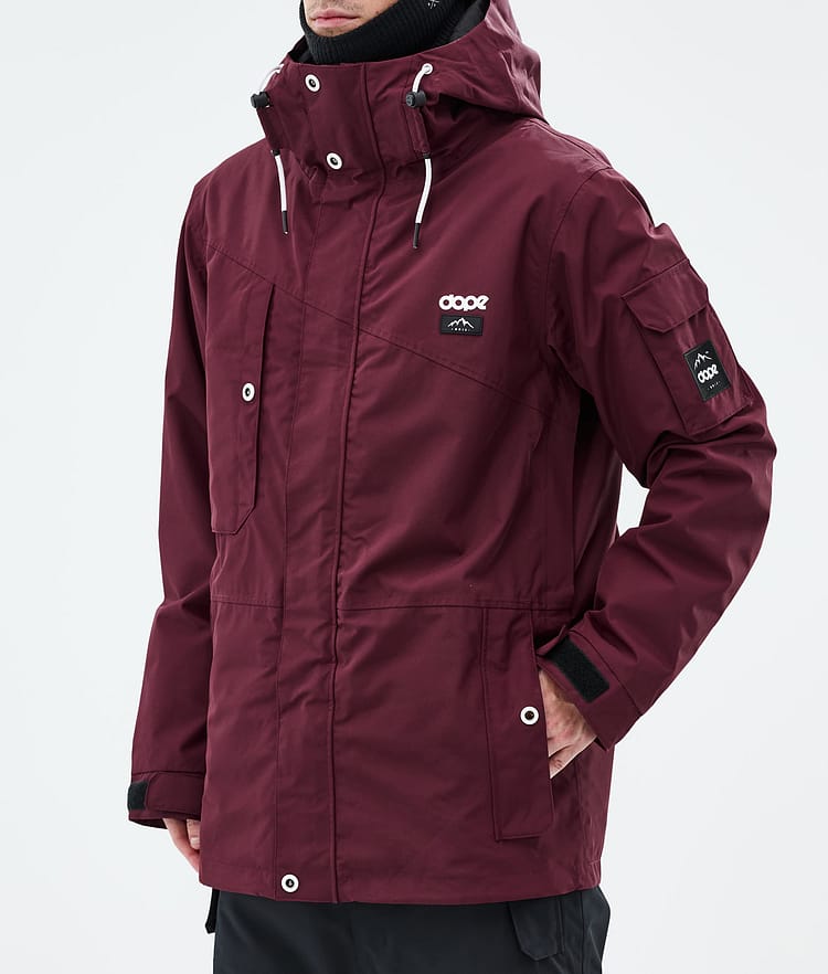 Dope Adept Lumilautailutakki Miehet Burgundy Renewed, Kuva 8 / 10