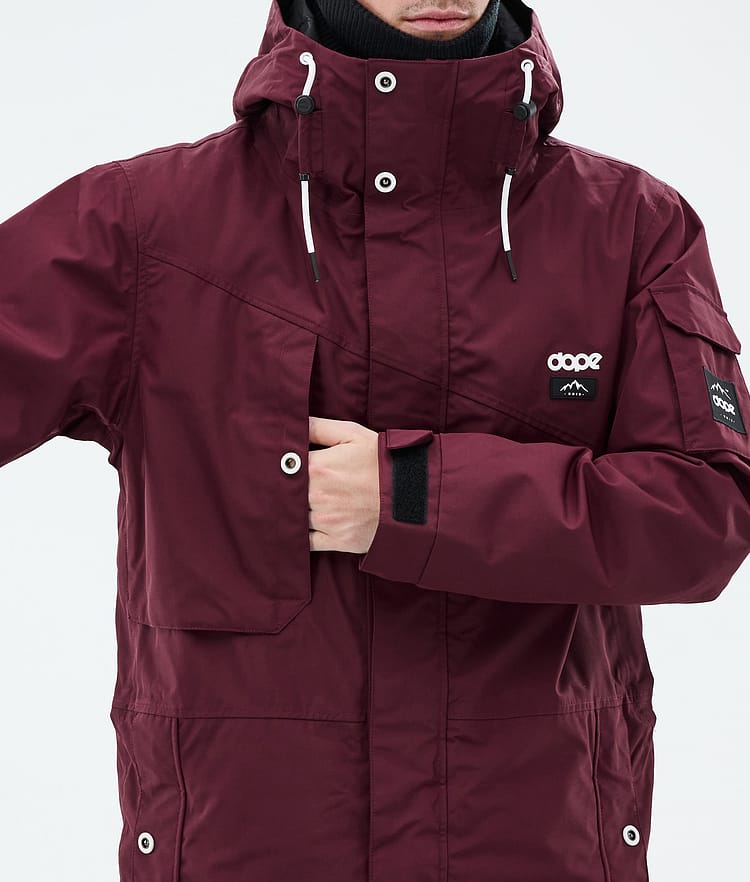 Dope Adept Lumilautailutakki Miehet Burgundy Renewed, Kuva 9 / 10