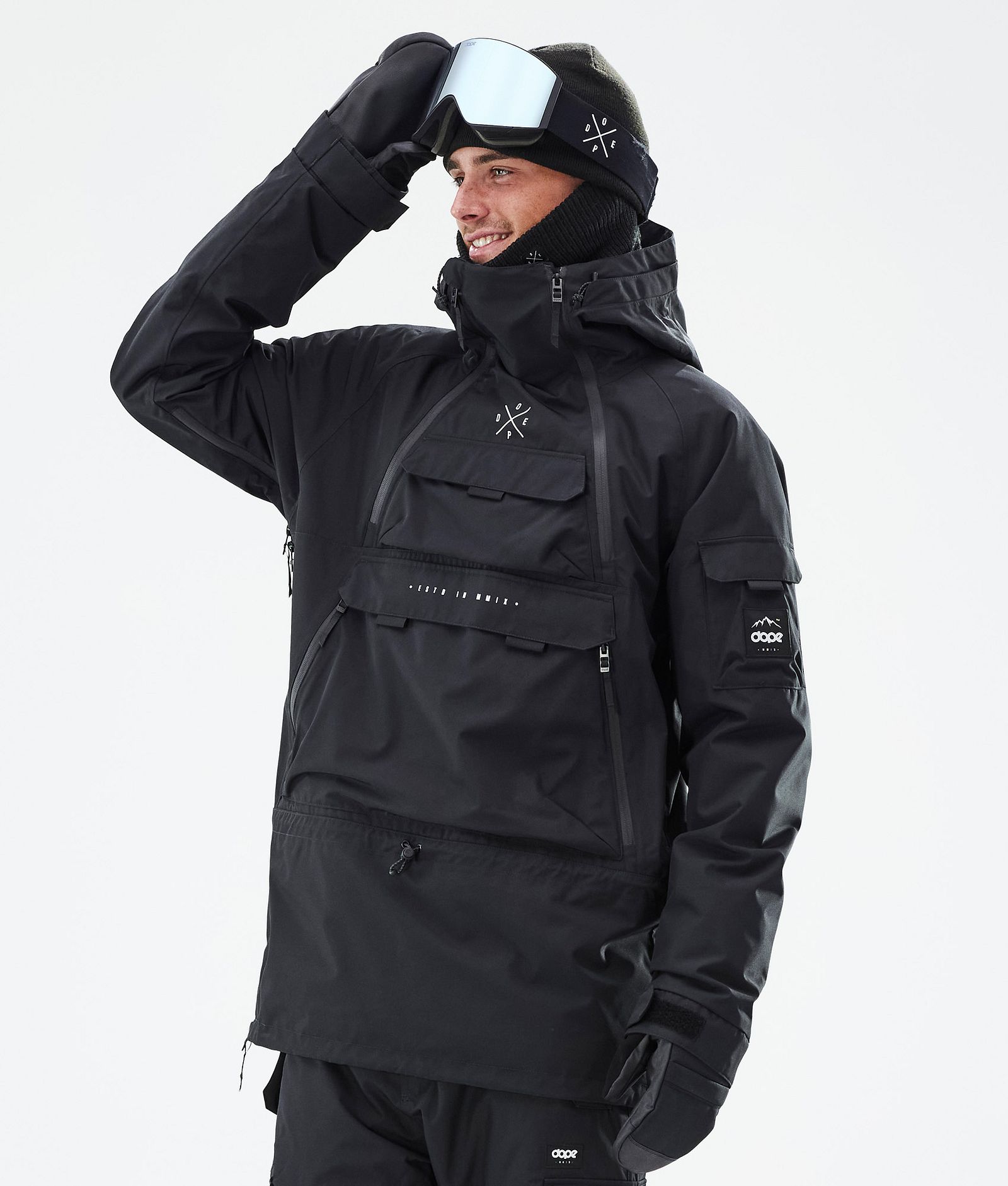 Dope Akin Lumilautailutakki Miehet Black Renewed, Kuva 1 / 9