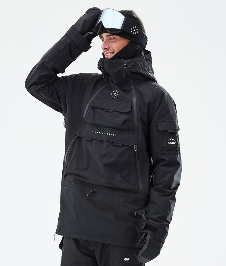 Dope Akin Lumilautailutakki Miehet Black Renewed, Kuva 1 / 9