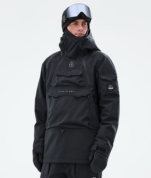 Dope Akin Lumilautailutakki Miehet Black