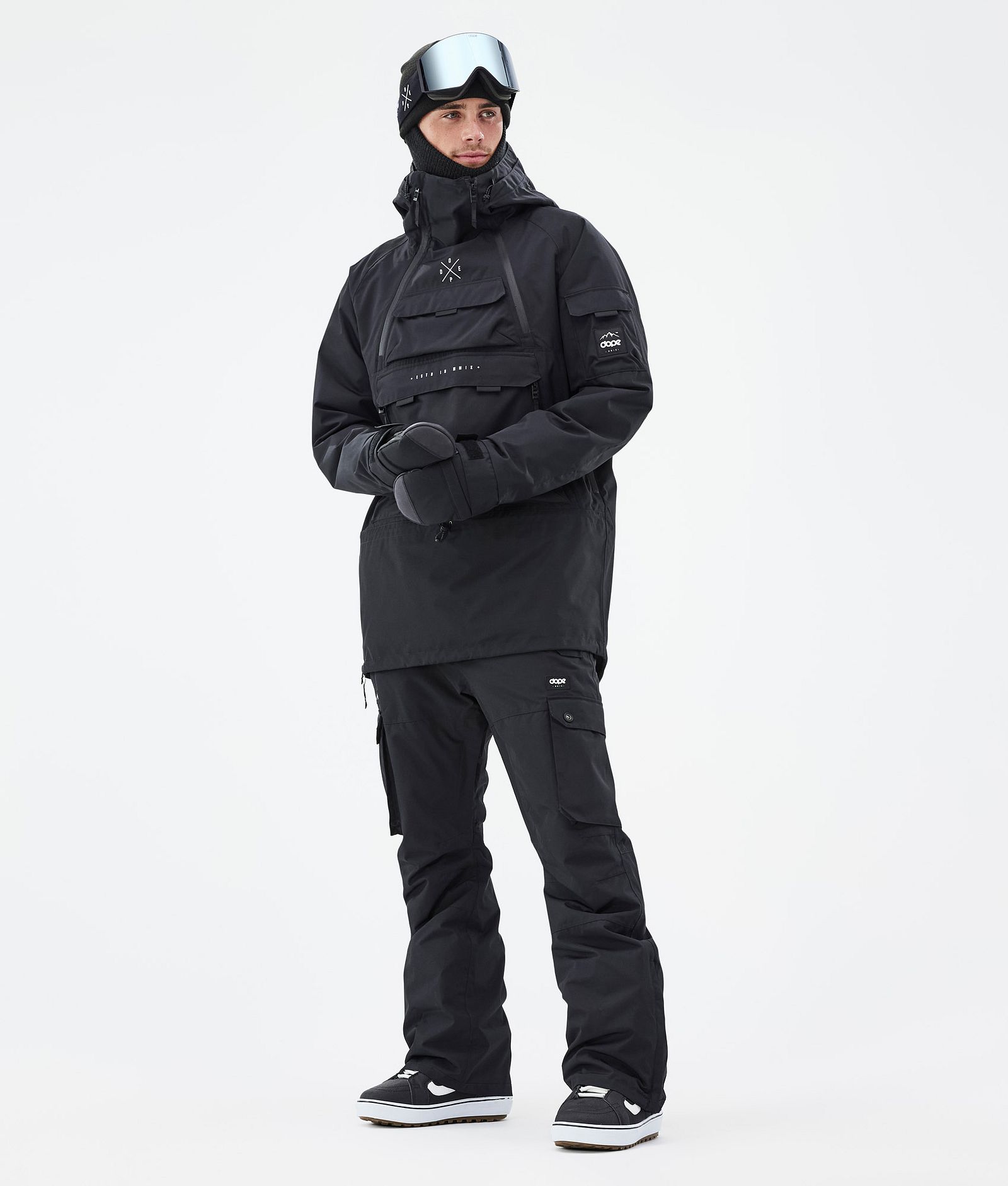 Dope Akin Lumilautailutakki Miehet Black Renewed, Kuva 3 / 9