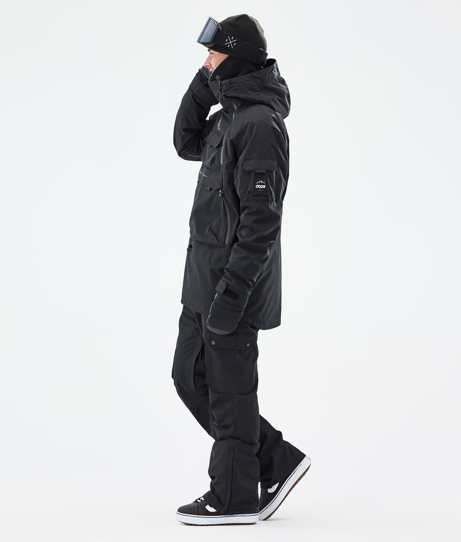Dope Akin Lumilautailutakki Miehet Black Renewed, Kuva 4 / 9