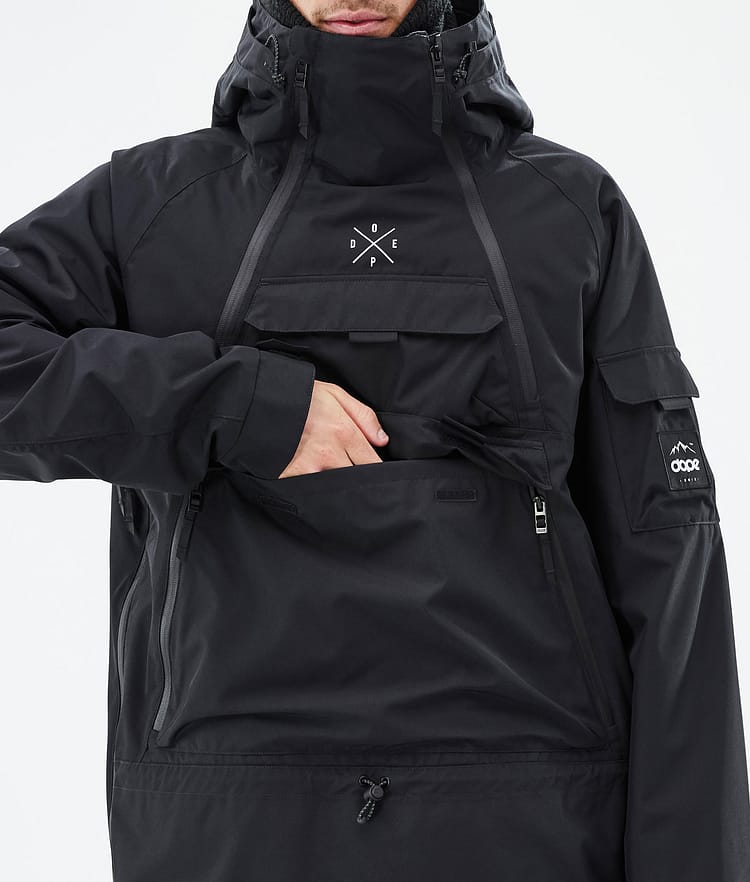 Dope Akin Lumilautailutakki Miehet Black Renewed, Kuva 9 / 9