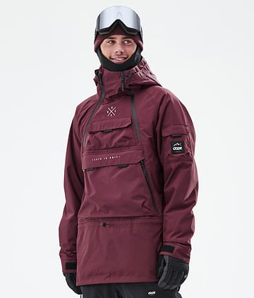 Dope Akin Lumilautailutakki Burgundy