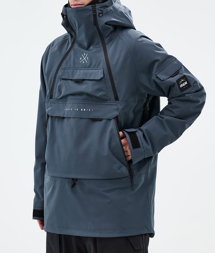 Dope Akin Lumilautailutakki Miehet Metal Blue Renewed, Kuva 8 / 10