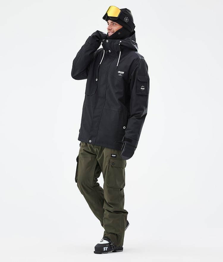 Dope Iconic Lasketteluhousut Miehet Olive Green, Image 2 of 7
