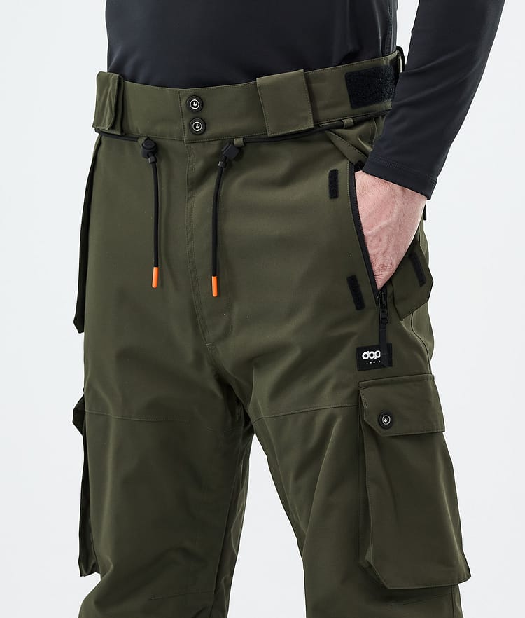 Dope Iconic Lumilautailuhousut Miehet Olive Green, Image 5 of 7